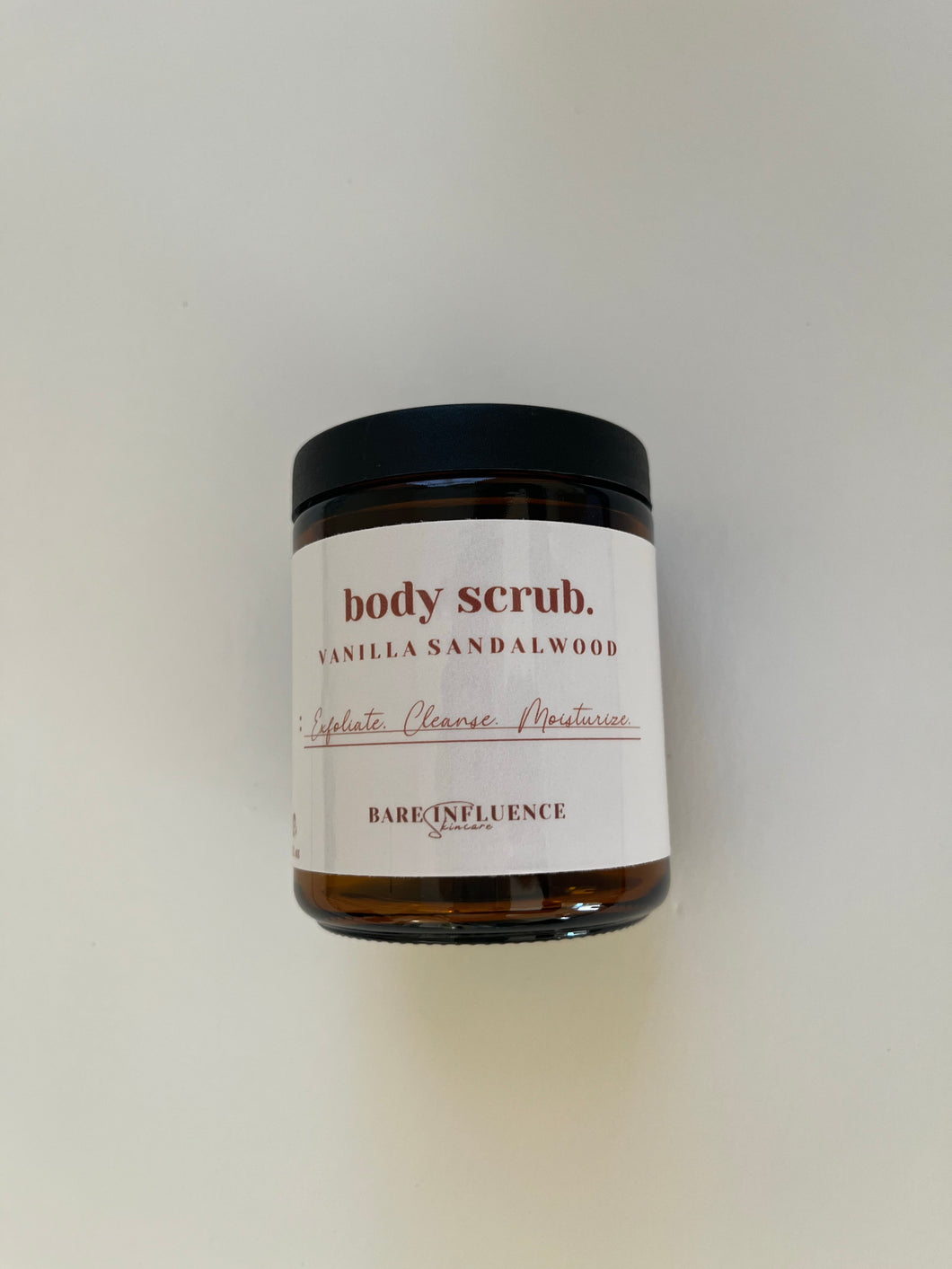 Vanilla Sandalwood Mens Body Scrub